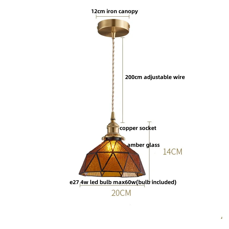 Green Adjustable Pendant Light
