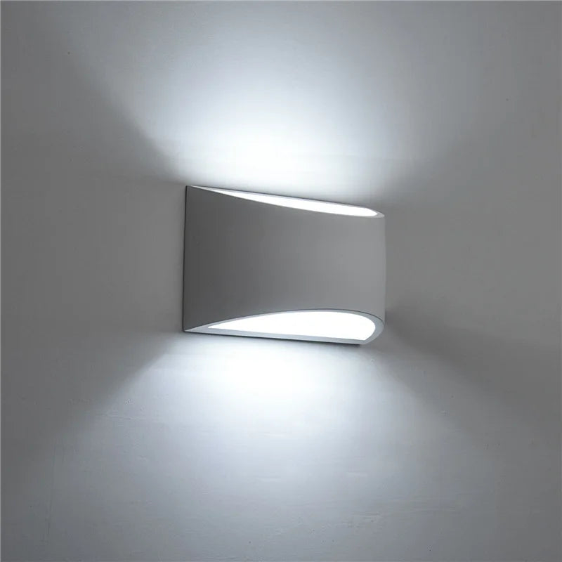 DecorBites™ Gypsum Wall Lamp 5W LED Sconces Indoor Lighting for Living Room & Bedroom