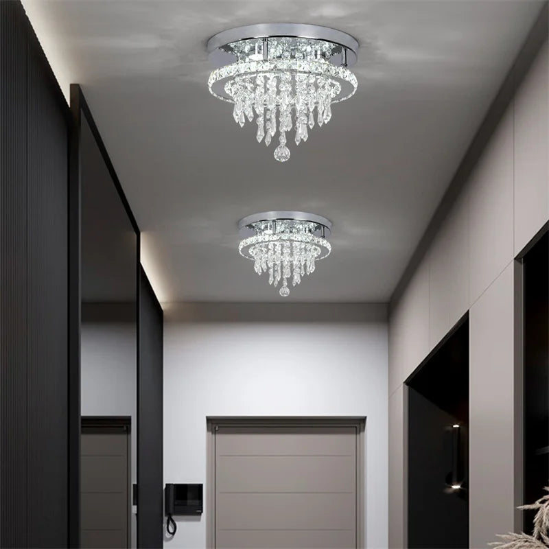 Gold Crystal Smart Chandelier