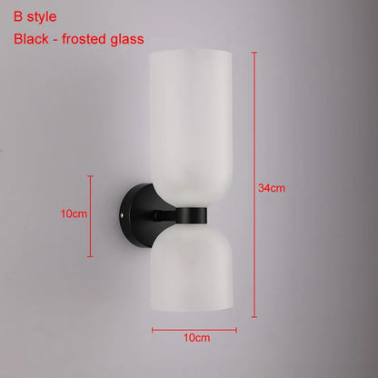 DecorBites™ Glass Ball LED Wall Lamps - Nordic Modern Wall Lights for Bedroom, Bathroom, Staircases