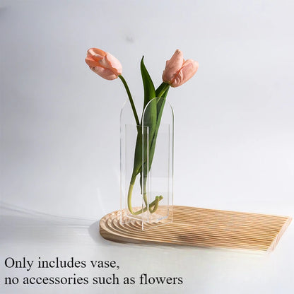 Acrylic Vase Transparent Decoration