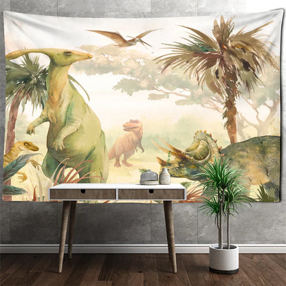DecorBites™ Dinosaur Tapestry Wall Hanging for Boy Room Decor