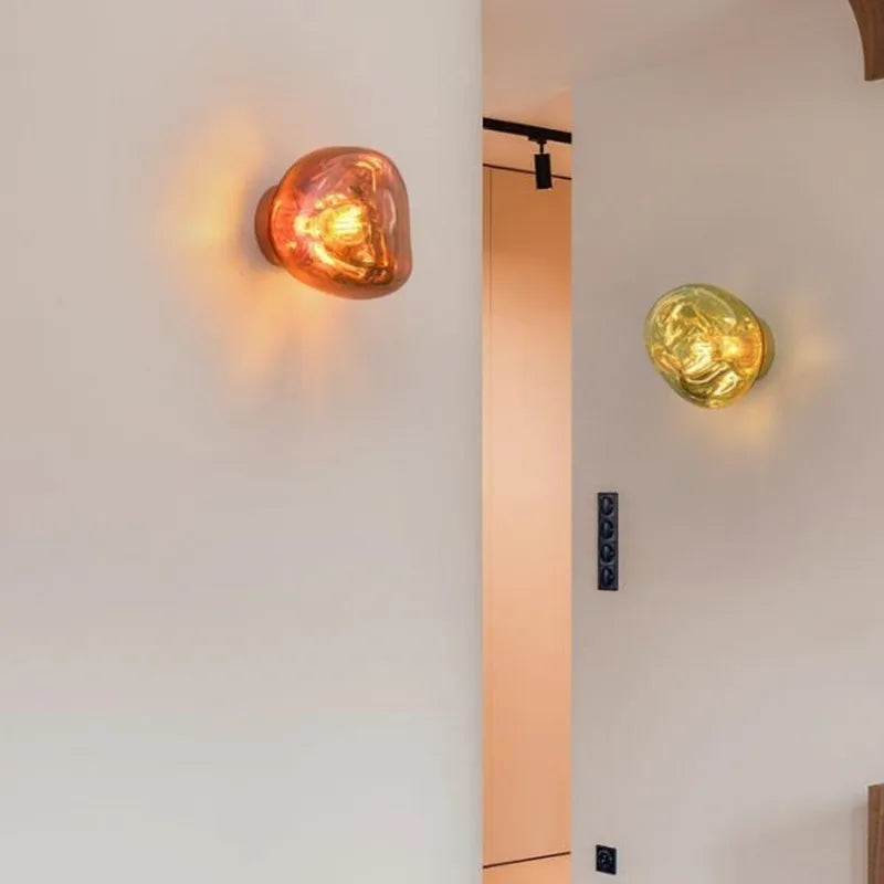 DecorBites™ Lava Glass Wall Lamp: Nordic Design for Home Decor, Living Room, Bedroom