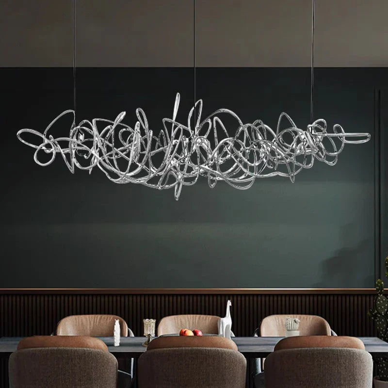 DecorBites™ LED Pendant Chandeliers for Modern Living & Dining Room Lighting