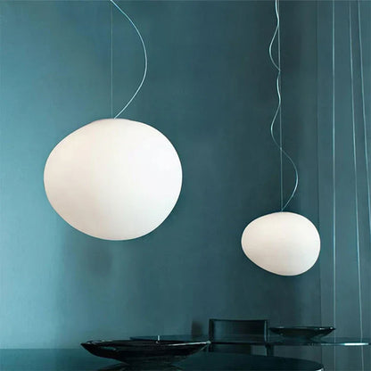 DecorBites™ Gregg Glass Pendant Light, Modern LED Hanging Lamp for Dining Kitchen Loft