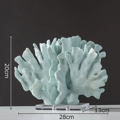 DecorBites™ Coral Resin Statue Desk Decoration Modern Home Decor Ornaments