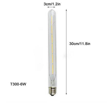 DecorBites™ LED Filament Tubular Edison Bulb 6000K T10 T185 T225 T30 T300 4W 6W 8W