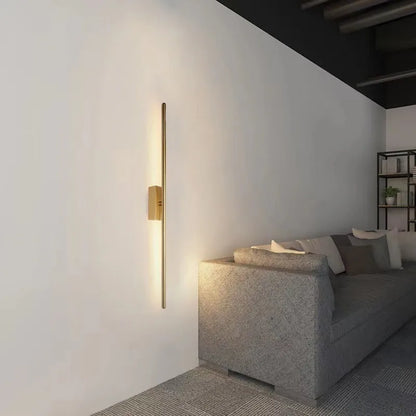 DecorBites™ Linear Tube LED Wall Lamp Up Down Light Black Gold Sconce