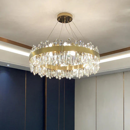 DecorBites™ Crystal Chandelier: Post-Modern High-End Luxury for Living Room, Bedroom, and Restaurant