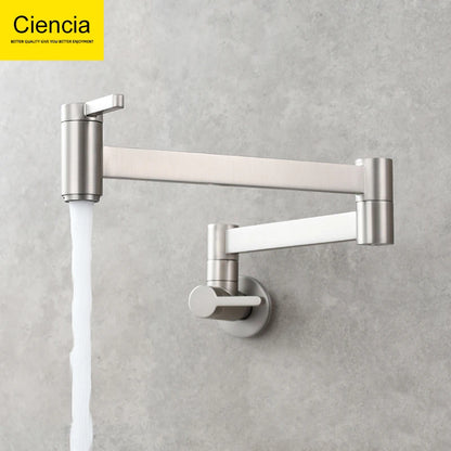 Brass Kitchen Faucet Pot Filler