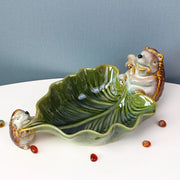 Ceramic Hedgehog Fruit Plate