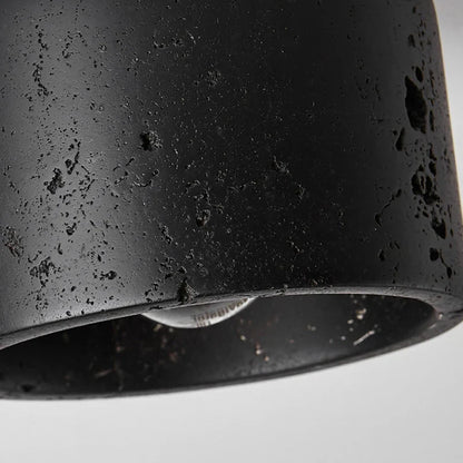 DecorBites™ Black Travertine Ceiling Light: Entrance Hallway Balcony Bedroom Living Room Hotel Decor