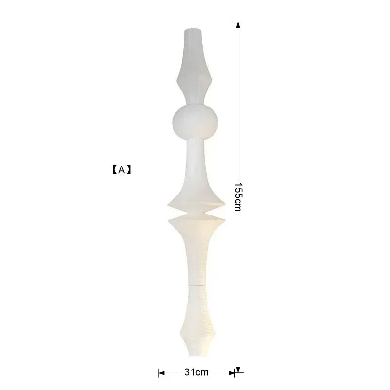 Rice Paper Pendant Light Japanese Minimalism White
