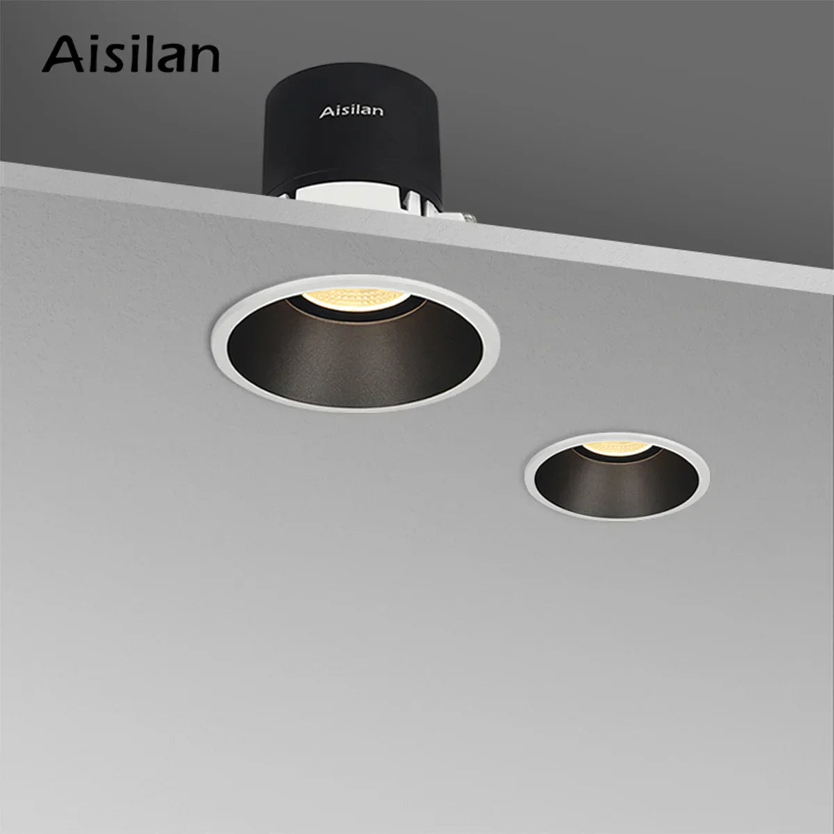 White LED Ceiling Light 7W CRI97 Narrow Border