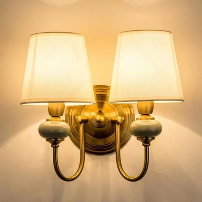 DecorBites™ Cloth Cover Wall Light for Bedroom, Living Room, Restaurant, and Corridor