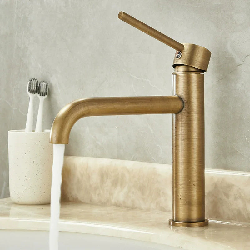 Brass Antique Basin Faucet