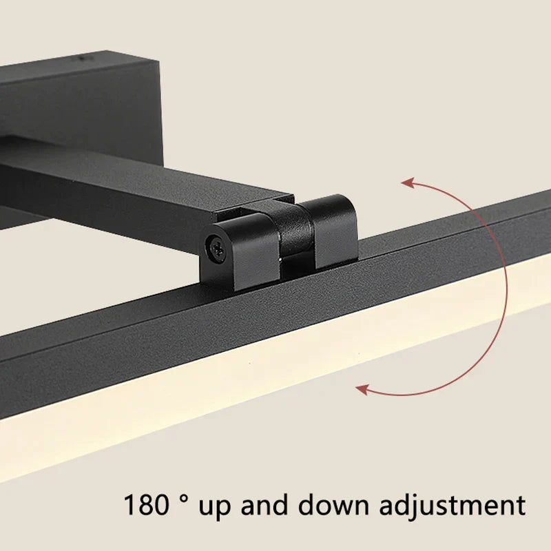 DecorBites™ LED Bathroom Vanity Light Gold Silver Black 40-90cm 220V