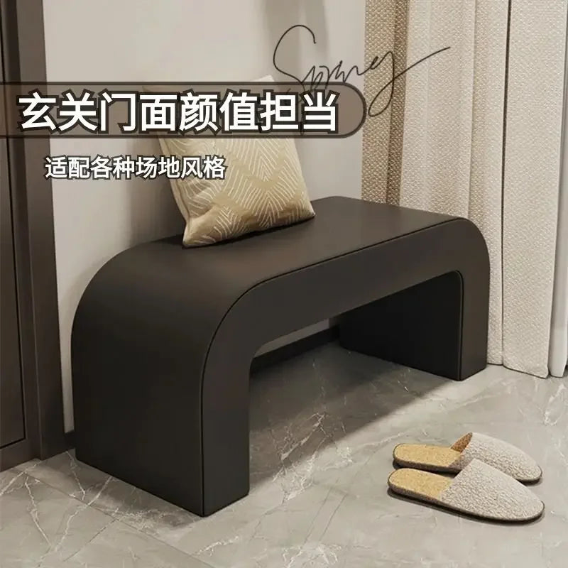 Leather Functional Seating Stool