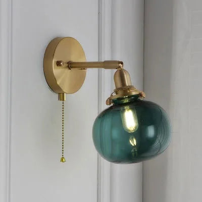DecorBites™ Glass Ball Wall Lamp Sconce Modern Nordic Sconce Lighting for Bedroom Mirror