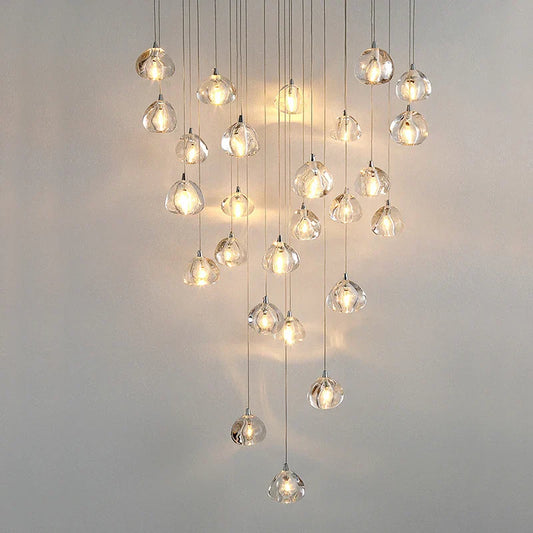 DecorBites™ Crystal LED Chandelier for Luxe Living Spaces
