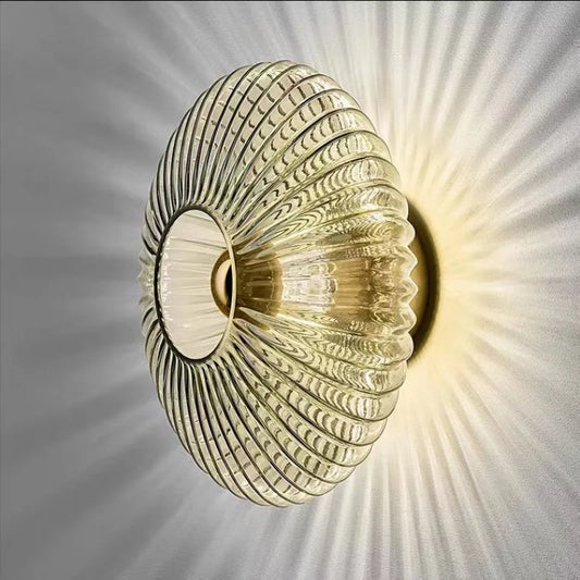DecorBites™ Glass Ripple LED Wall Lamps for Indoor Home Decoration