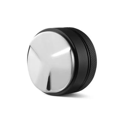 DecorBites™ Coffee Distribution Tool: Adjustable Palm Tamper, Stainless Steel, 3 Angled Slopes