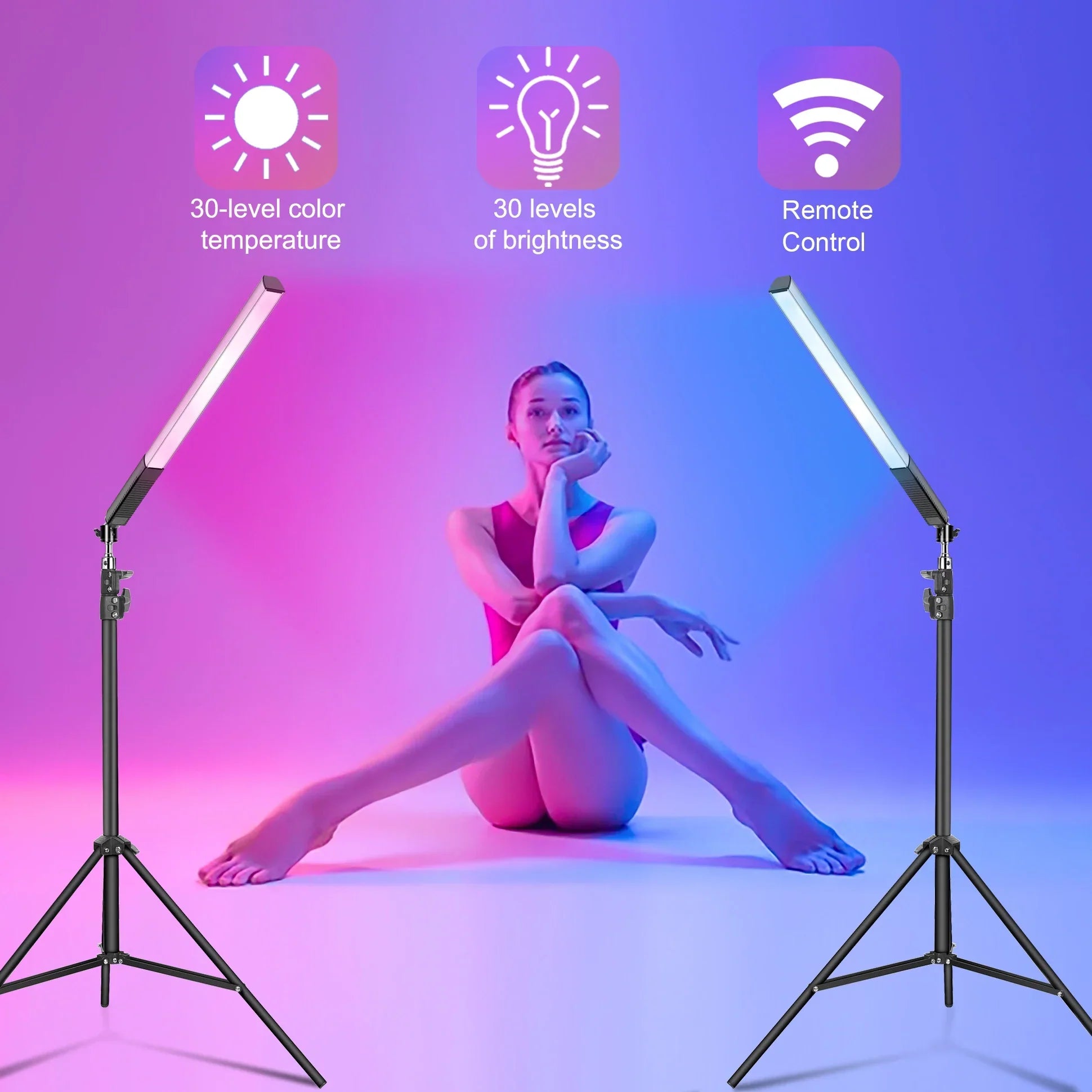 RGB LED Wand Lamp