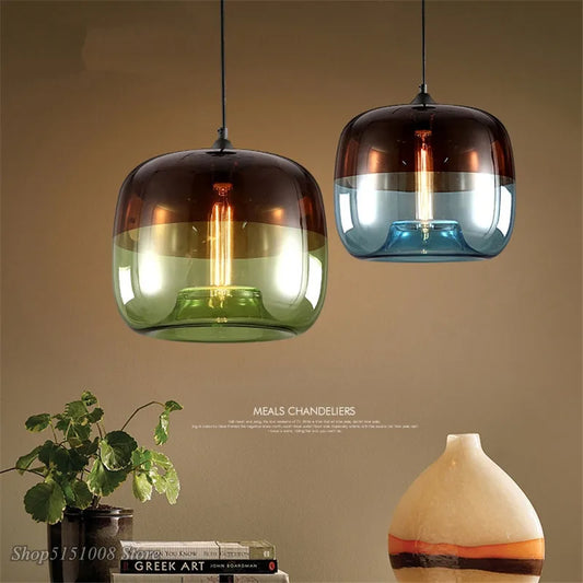 DecorBites™ Apple Glass Pendant Lights Kitchen