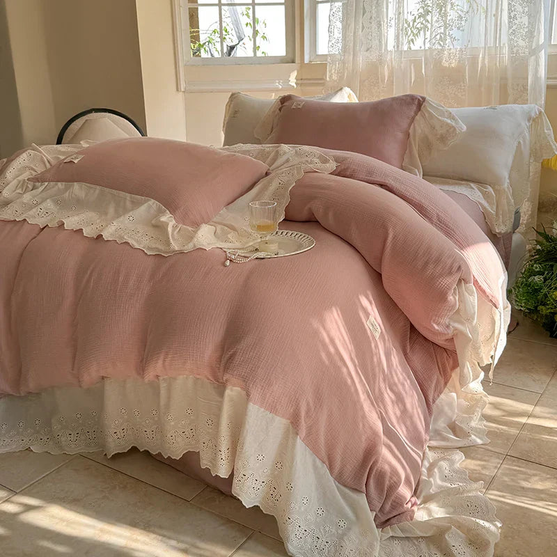 Cotton Wedding Bedding Set