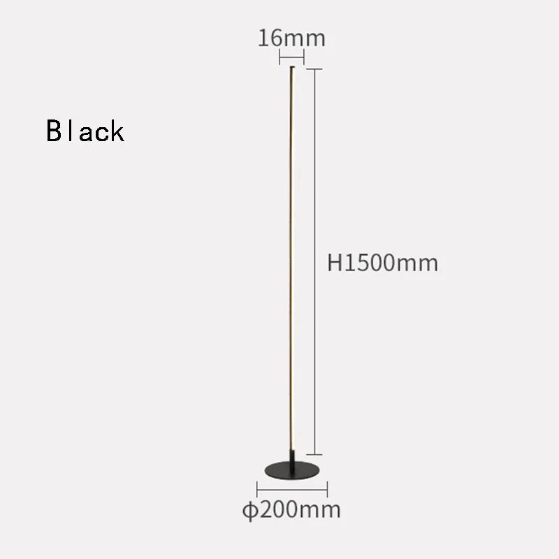 Gold Minimalist Floor Lamp