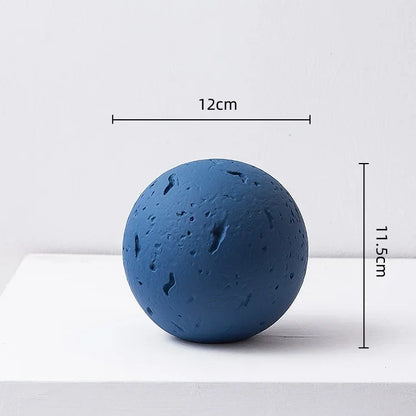 DecorBites™ Geometric Spherical Ceramic Ornaments Moon Home Decoration Accessory