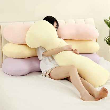 DecorBites™ Ice Cream Wavy Soft Plush Pillow for Girls Bedroom & Sofa
