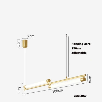 DecorBites™ Dimmable LED Acryl Chandelier Lighting Luminaire for Dinning Room