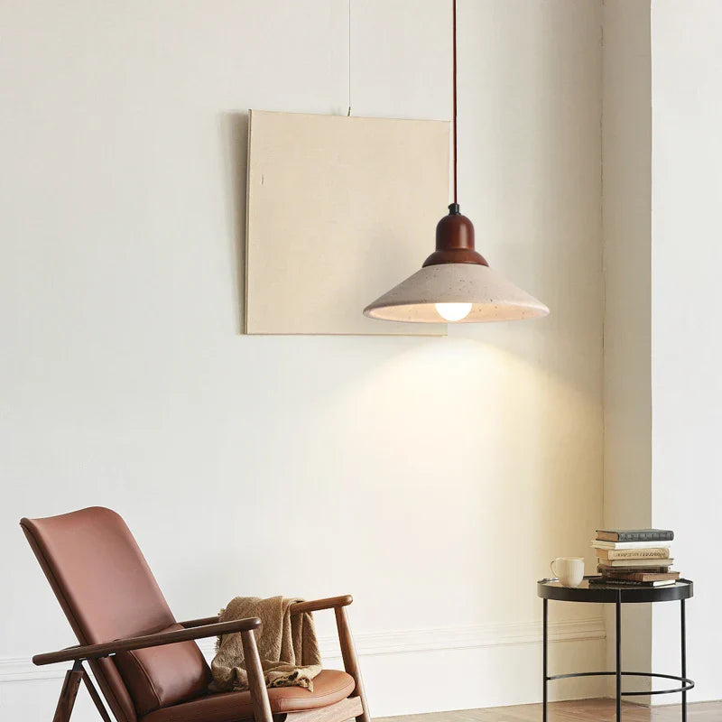 Travertine Vintage Pendant Light