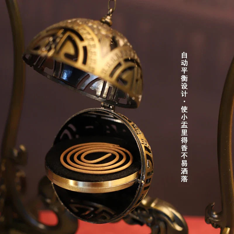 DecorBites™ Dragon Alloy Incense Burner: Zen Home Decor & Christmas Gift