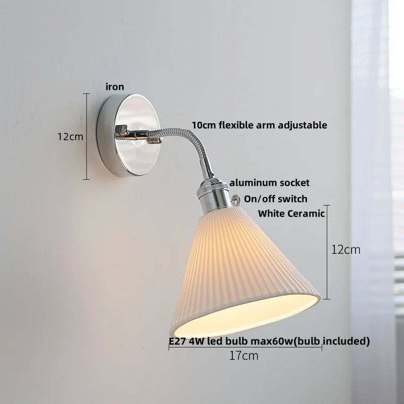 DecorBites™ Crystal LED Wall Light – Modern Nordic Living Room Bedside Lamp
