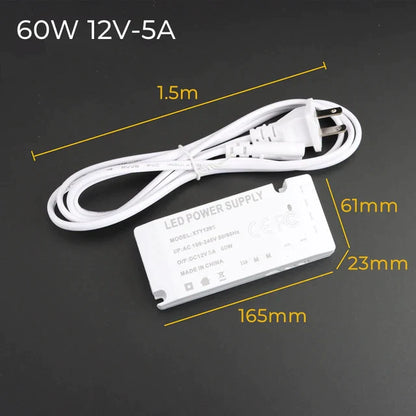 DecorBites™ LED Cabinet Bar Lamp for 8mm Glass Panel Bookshelf Strip Light