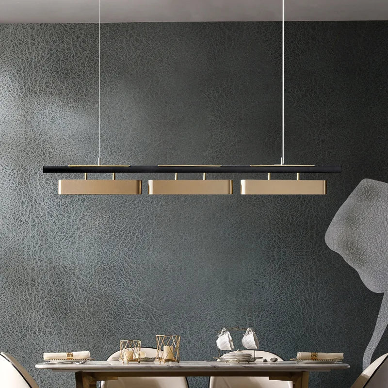 DecorBites™ LED Strip Pendant Lights for Modern Minimalist Home Decor