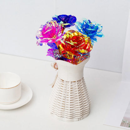 DecorBites™ Galaxy Rose: Forever Love Wedding Decor, Valentine's Day Table Centerpiece