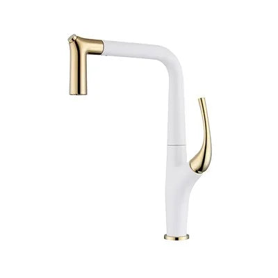 DecorBites™ Black 3 Way Kitchen Faucet with Water Filter, Deck Mounted Brass Sink Mixer
