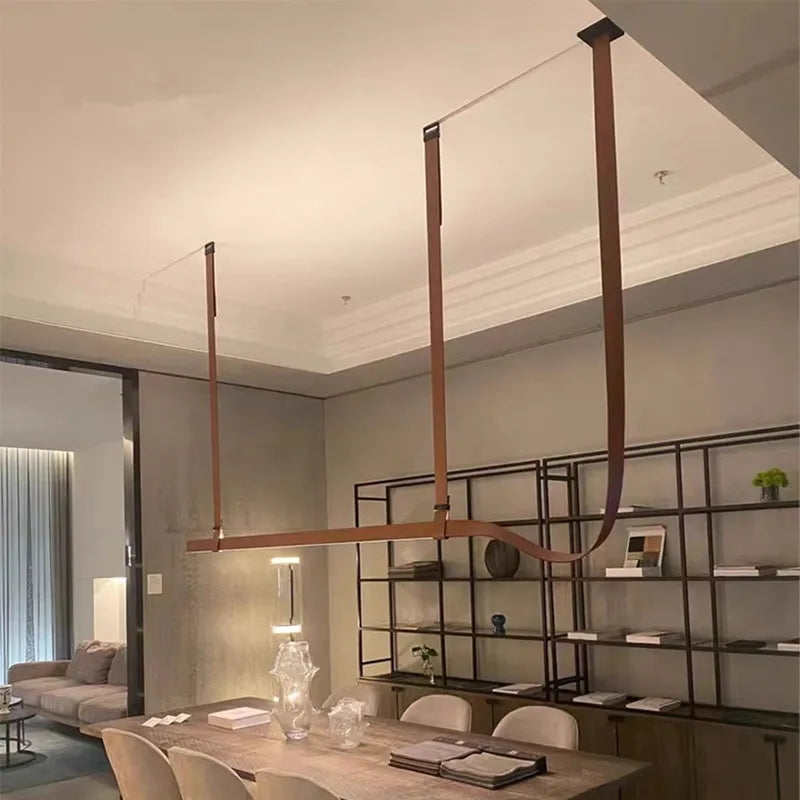 Leather Pendant Light