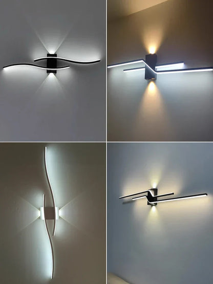 DecorBites™ LED Wall Lamp: Modern Long Strip Design for Aisle, Bedroom, Closets - Indoor Sconces Lighting