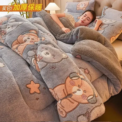 Wool Blanket Thick Warm Winter