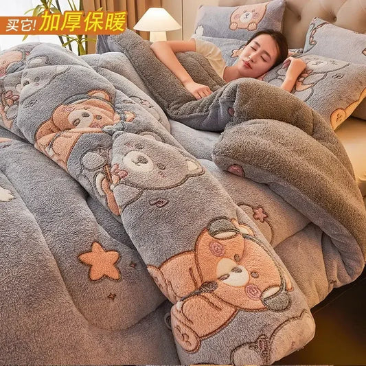 Wool Blanket Thick Warm Winter