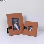Leather Modern Photo Frame Set-A Desk Style