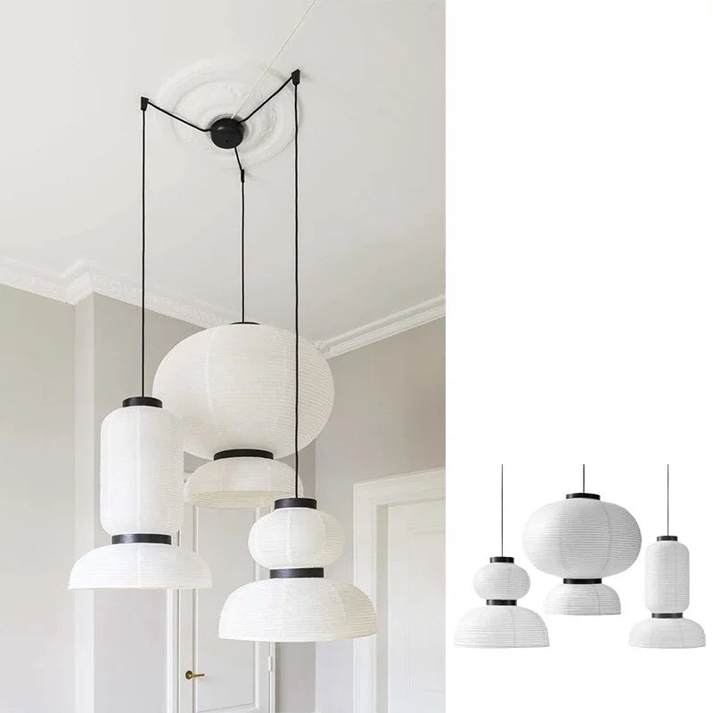 Vintage Wabi Sabi Paper Lamp