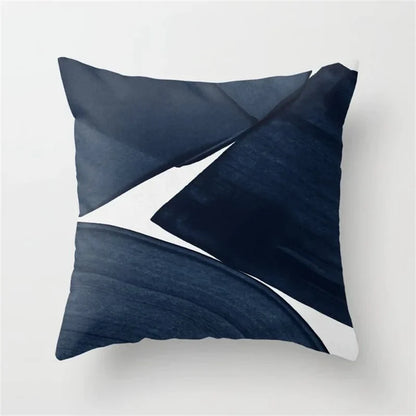DecorBites™ Geometric Heart Round Cushion Cover for Home Decor