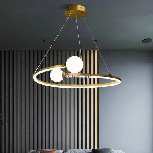 DecorBites™ Iron LED Chandelier Light, Ideal for Living Room, Restaurant, Study, Kitchen, Garage