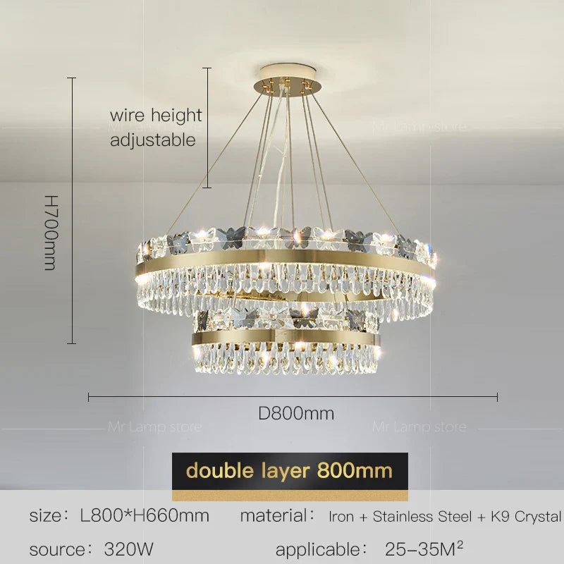 DecorBites™ Crystal Butterfly Living Room Lamp: Luxury Postmodern Dining Room Lighting
