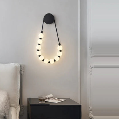 DecorBites™ LED Fancy Necklace Wall Lamp for Bedside & Living Room